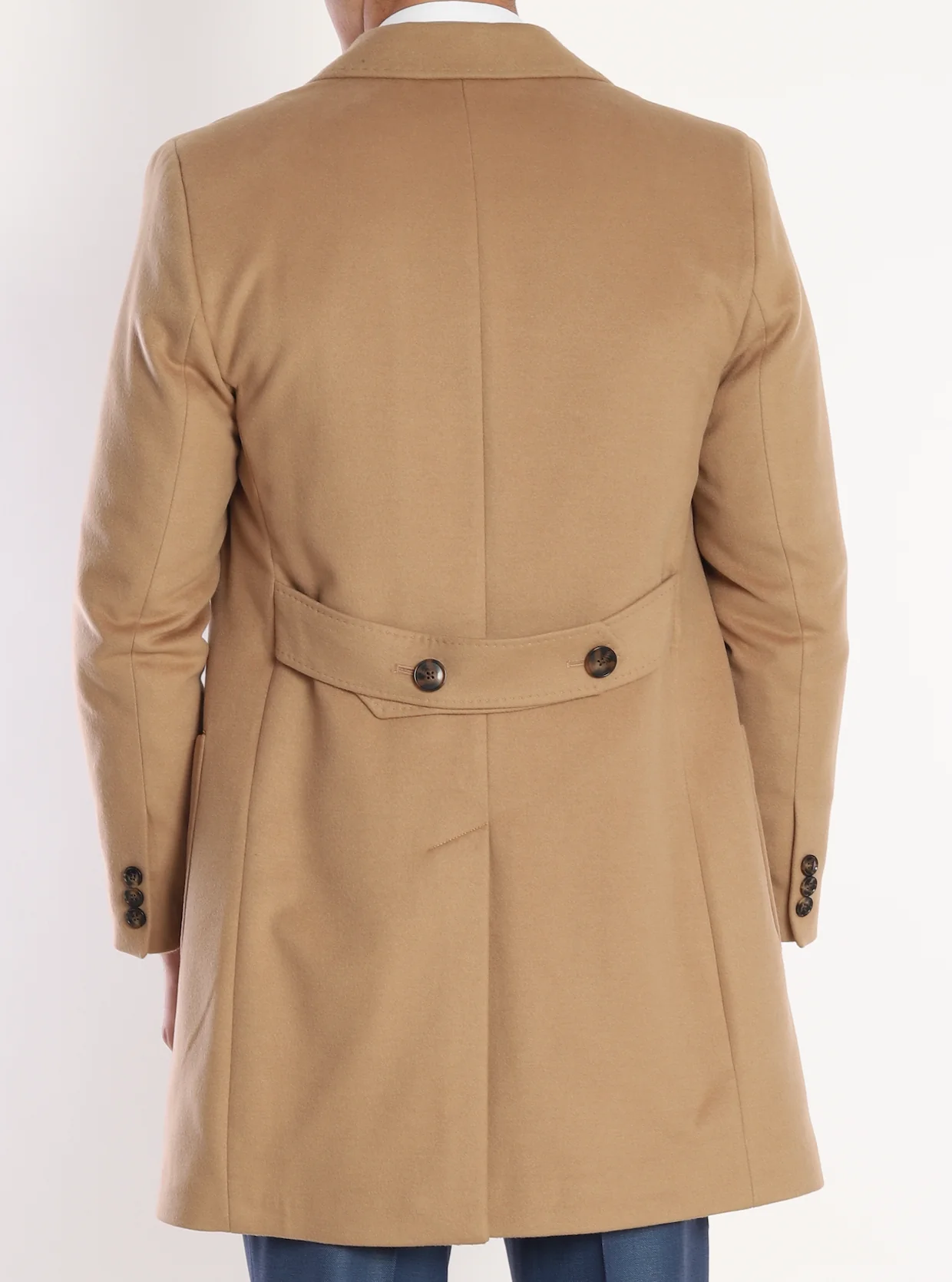 ICONY OVERCOAT - Tan Pure Wool